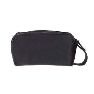Carrera Montelaro — Full - Grain Cowhide Handheld & Toiletry Bag, Black - BlackBrook Case