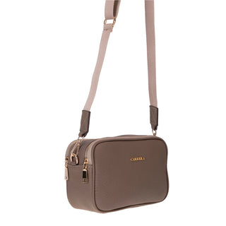 Carrera Morienna Leather Women's Compact Shoulder Bag, Mink - BlackBrook Case