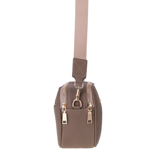Carrera Morienna Leather Women's Compact Shoulder Bag, Mink - BlackBrook Case