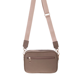 Carrera Morienna Leather Women's Compact Shoulder Bag, Mink - BlackBrook Case
