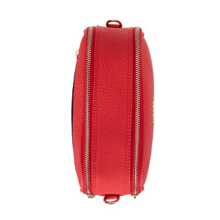 Carrera Morienna Leather Women's Compact Shoulder Bag, Red - BlackBrook Case