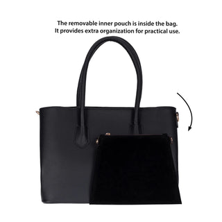 Carrera Novelya — Full - Grain Leather Top Handle Bag, Pebble Brown - BlackBrook Case