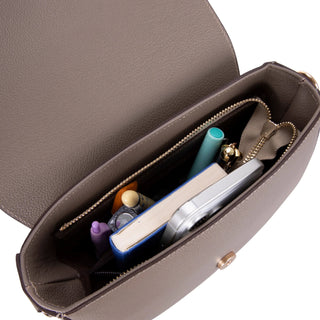 Carrera Seravelle Leather Women's Crossbody Bag, Beige - BlackBrook Case