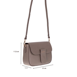 Carrera Seravelle Leather Women's Crossbody Bag, Beige - BlackBrook Case