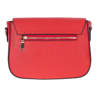 Carrera Seravelle Leather Women's Crossbody Bag, Red - BlackBrook Case