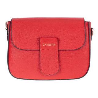 Carrera Seravelle Leather Women's Crossbody Bag, Red - BlackBrook Case