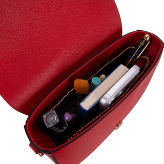 Carrera Seravelle Leather Women's Crossbody Bag, Red - BlackBrook Case