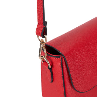 Carrera Seravelle Leather Women's Crossbody Bag, Red - BlackBrook Case