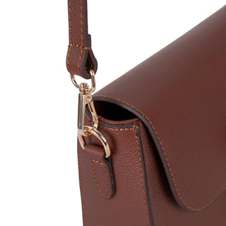Carrera Seravelle Leather Women's Crossbody Bag, Tan - BlackBrook Case