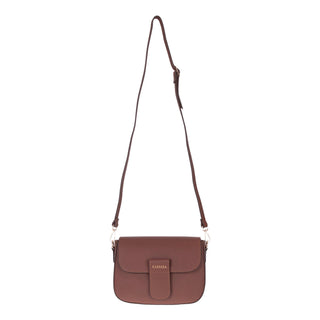 Carrera Seravelle Leather Women's Crossbody Bag, Tan - BlackBrook Case