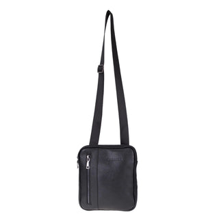 Carrera Torrenzio Leather Men's Compact Handbag, Black - BlackBrook Case