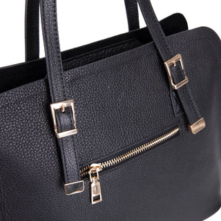 Carrera Velmora Leather Women's Handbag, Black - BlackBrook Case