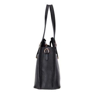 Carrera Velmora Leather Women's Handbag, Black - BlackBrook Case