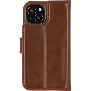 Carson Detachable Leather Wallet Case – iPhone 14 Plus, Burnished Tan - BlackBrook Case