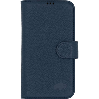 Carson Detachable Leather Wallet Case – iPhone 14 Plus, Monaco Blue - BlackBrook Case