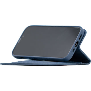 Carson Detachable Leather Wallet Case – iPhone 14 Plus, Monaco Blue - BlackBrook Case