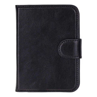 Carter 2-in-1 Full-Grain Leather Wallet Case for iPhone Duo, Rustic Black - BlackBrook Case