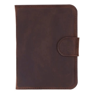 Carter 2-in-1 Full-Grain Leather Wallet Case for iPhone Duo, Saddle Brown - BlackBrook Case