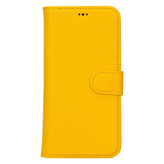 Carter Detachable Leather iPhone 15 Pro Max Wallet Case, Floater Yellow - BlackBrook Case