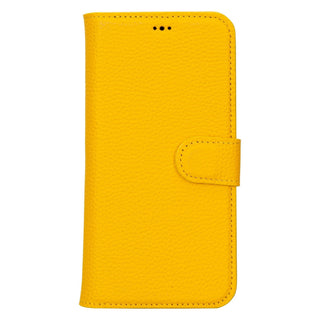 Carter Detachable Leather iPhone 15 Pro Wallet Case, Floater Yellow - BlackBrook Case