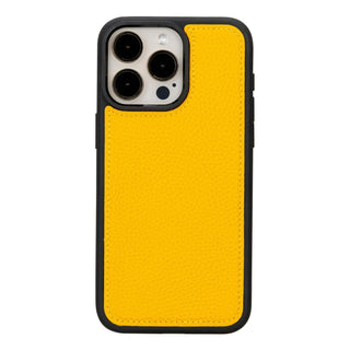 Carter Detachable Leather iPhone 15 Pro Wallet Case, Floater Yellow - BlackBrook Case