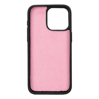 Carter Detachable Leather iPhone 15 Pro Wallet Case, Nude Pink - BlackBrook Case