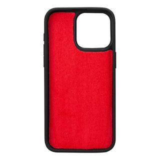 Carter Detachable Leather iPhone 15 Pro Wallet Case, Red - BlackBrook Case