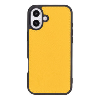 Carter Detachable Leather iPhone 16 Plus Wallet Case, Floater Yellow - BlackBrook Case