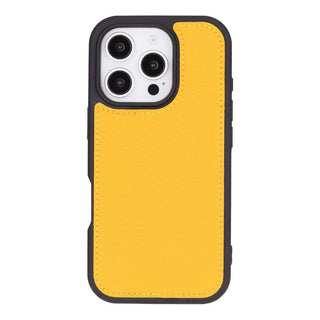 Carter Detachable Leather iPhone 16 Pro Max Wallet Case, Floater Yellow - BlackBrook Case