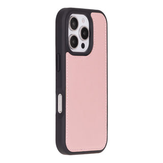 Carter Detachable Leather iPhone 16 Pro Wallet Case, Nude Pink - BlackBrook Case