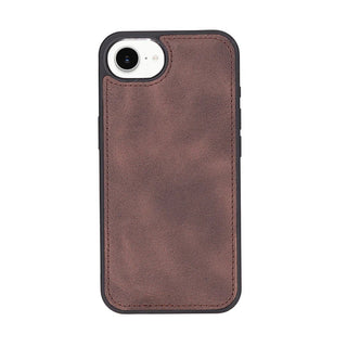 Carter Detachable Leather iPhone 17e Wallet Case, Dark Brown - BlackBrook Case