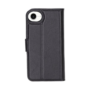 Carter Detachable Leather iPhone 17e Wallet Case, Dark Brown - BlackBrook Case