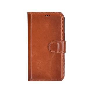 Carter Detachable Leather iPhone 17e Wallet Case, Dark Brown - BlackBrook Case