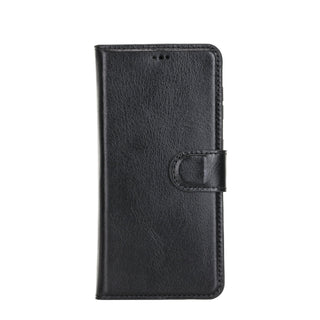 Carter Detachable Leather Wallet Case Galaxy S21, Rustic Black - UnBranded
