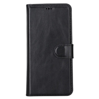 Carter Detachable Leather Wallet Case Galaxy S22 Plus, Rustic Black - UnBranded