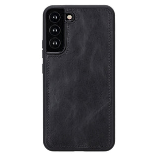 Carter Detachable Leather Wallet Case Galaxy S23 Plus, Rustic Black - UnBranded