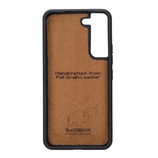 Carter Detachable Leather Wallet Case Galaxy S24, Golden Brown - BlackBrook Case