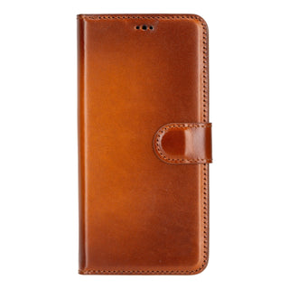 Carter Detachable Leather Wallet Case Galaxy S24 Plus, Rustic Tan - UnBranded