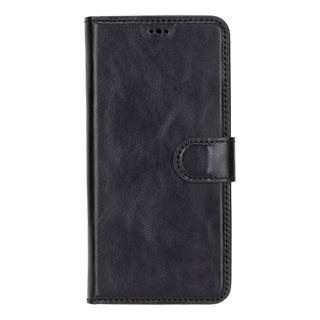 Carter Detachable Leather Wallet Case Galaxy S24, Rustic Black - UnBranded
