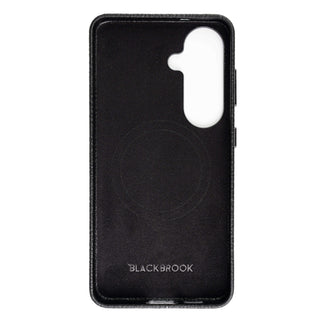 Carter Detachable Leather Wallet Case Galaxy S26 Plus, Pebble Black - BlackBrook Case