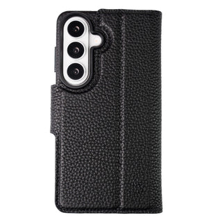Carter Detachable Leather Wallet Case Galaxy S26 Plus, Pebble Black - BlackBrook Case