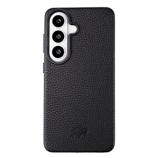 Carter Detachable Leather Wallet Case Galaxy S26 Plus, Pebble Black - BlackBrook Case