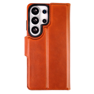 Carter Detachable Leather Wallet Case Galaxy S26 Ultra, Burnished Tan - BlackBrook Case