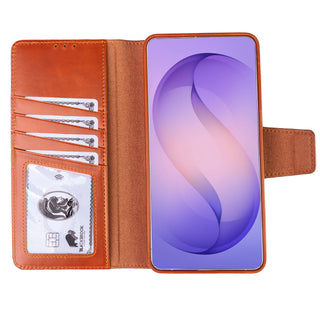 Carter Detachable Leather Wallet Case Galaxy S26 Ultra, Burnished Tan - BlackBrook Case