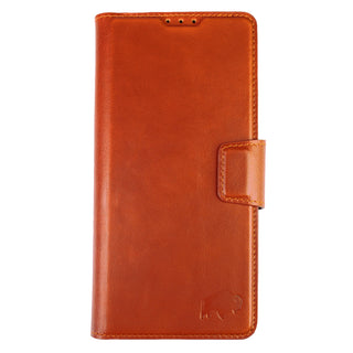 Carter Detachable Leather Wallet Case Galaxy S26 Ultra, Burnished Tan - BlackBrook Case