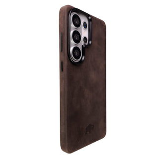 Carter Detachable Leather Wallet Case Galaxy S26 Ultra, Distressed Coffee - BlackBrook Case
