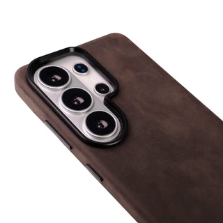 Carter Detachable Leather Wallet Case Galaxy S26 Ultra, Distressed Coffee - BlackBrook Case