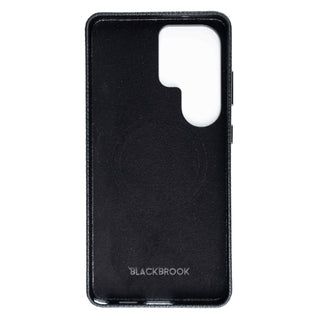 Carter Detachable Leather Wallet Case Galaxy S26 Ultra, Pebble Black - BlackBrook Case