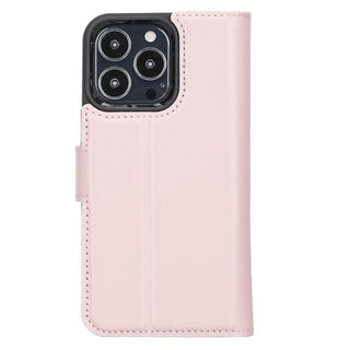 Carter Detachable Leather Wallet Case – iPhone 13 Mini, Rustic Tan - BlackBrook Case