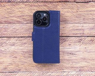 Carter Detachable Leather Wallet Case – iPhone 13 Mini, Tiguan Gray - BlackBrook Case